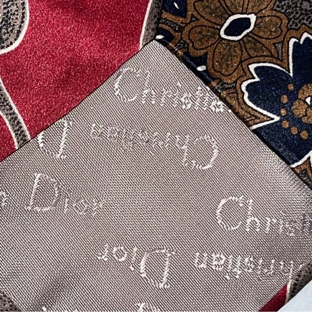 Vintage Christian Dior Silk Tie